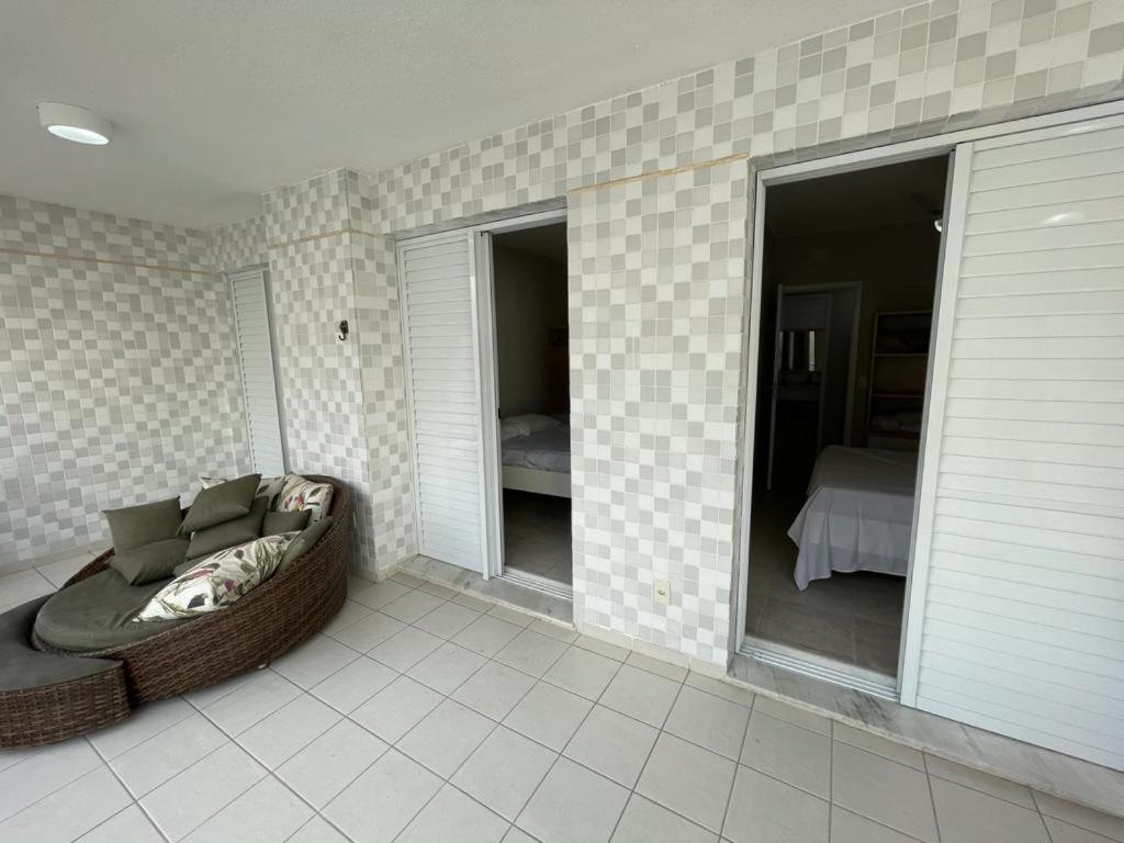 Lindo Apartamento A 50 Metros Da Praia Γκουαρούχα Εξωτερικό φωτογραφία